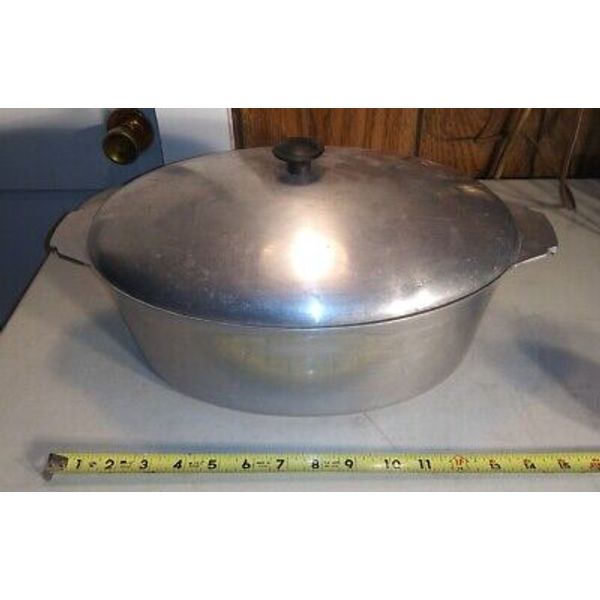 American Healthcraft Cookware Aluminum Cast Dutch Oven Roaster Nice!