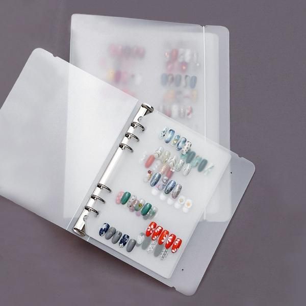 Nail Art Album Tip Attachment Organizer Exhibition Binder Book 2 Types (WD9FDF7)