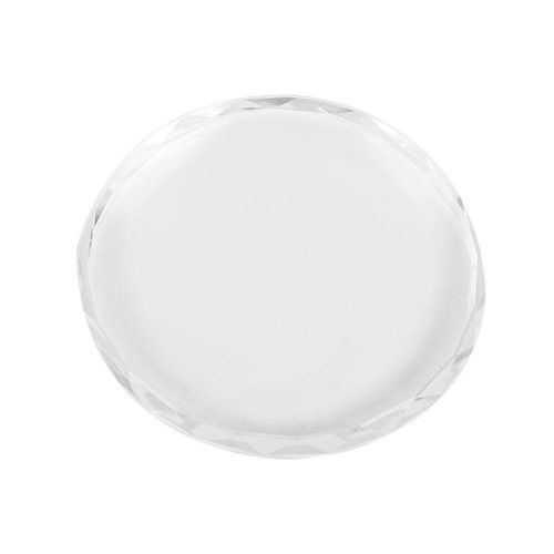 Nail Art Palette Makeup Palette Glass Nail Art Palette Nail Art Display Cosmetic Mixing Tools Nail Art Painting Colour Toning Glass DIY Tool Drawing (Round Glass Panel 02)