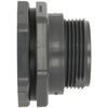Flowline LM52-2890 PVC Bulkhead Fitting, 2" NPT x 2" Slip