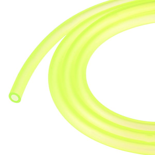 sourcing map 5mm x 8mm Petrol Fuel Line Hose 3.3ft for Chainsaws Lawn Mower String Trimmer Blowers Small Engines, Yellow