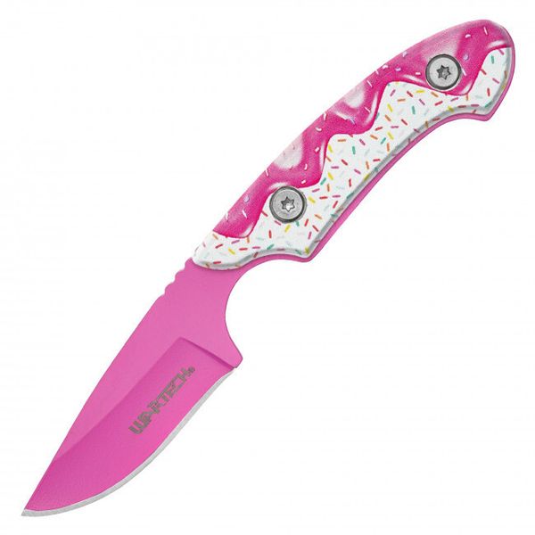 6" Pink Frosted Sprinkles Knife
