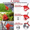Cordless String Trimmer, Edger WeedWhacker Grass Eater Lawn Cutter w/2* Battery
