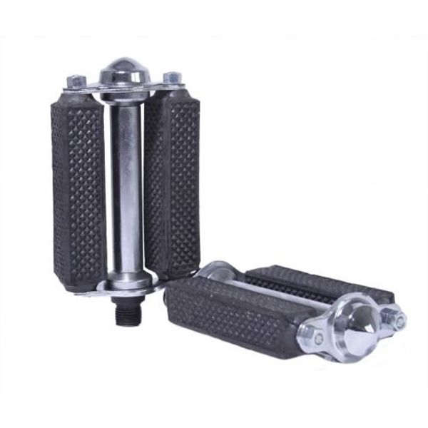 Classic Cycle Block Pedals without Reflector with Fine Profile 9/16