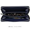 LANVIN en Bleu Round Zipper Long Wallet