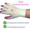 Medi textile gloves for easy putting on compression socks, including Olanmarp laundry net - easy operation