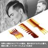 Tumosando Men's Comb Coarse Comb Set of 3 Combs for Men Amberry, Waterproof Pouch Included, Styling Comb and Anti-Static Men's Comb Set