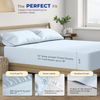 100% Egyptian Cotton Sheets Sets Full Size - 600 Thread Count Sheets 4 PC 16" De