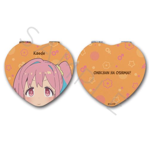TV Anime "Big Brother Is Over!" (Kaede Hotsuki) Heart Shaped Compact Mirror C