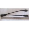 IEC Splitter UPS Server Y Splitter C14 to 2 x C13 Power Extension Cable