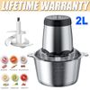 Food Processor Blender 2L Chopper Mixer Meat Spices Grinder Smoothie Maker US
