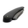 Classic Vintage Shaving Razors for Men New - Genuine Buffalo Horn Handle - Straight Cut Throat Shaving Razor - Damascus Steel - Beard Trimmer Razor - Wet Shaving Black - Storage Case