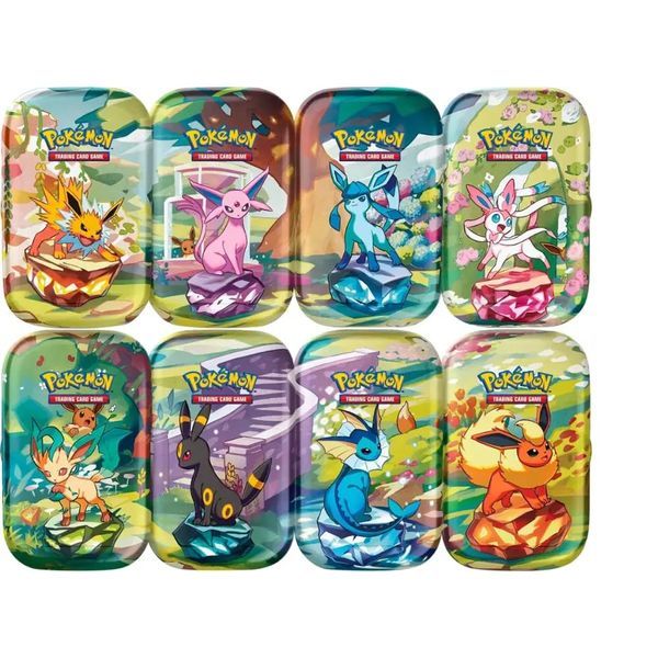 Pokemon TCG Scarlet & Violet 8.5 Prismatic Evolutions Mini Tin, Assorted
