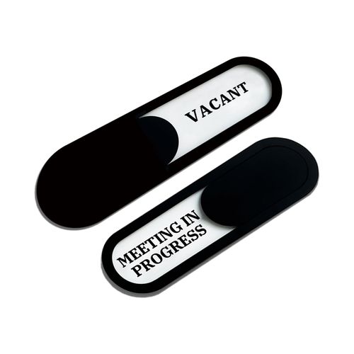 Vacant Meeting in Progress Privacy Sign,Sturdy Acrylic,7.4 * 2.2 inch Vacant Occupied Sign for Home Office Hotles Hospital Conference Room