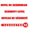 Lince 9PLUSA55 PLUSA55 high Security Key Padlock 55mm, Black, 55 mm