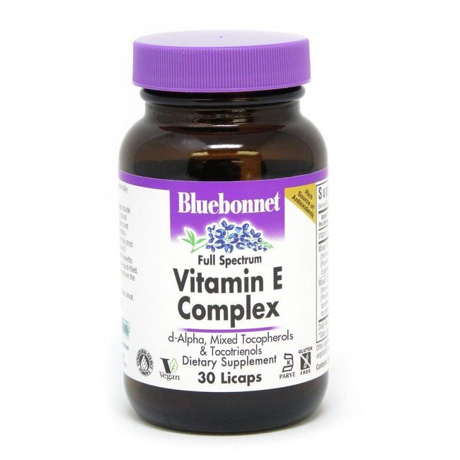 Bluebonnet Full Spectrum Vitamin E Complex 30 VegCap