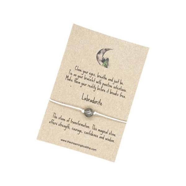 Labradorite Wish Bracelet - Crystal Gift For Transformation and Strength