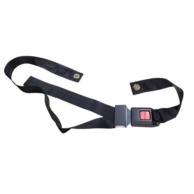 Wheelchair Seat Belt up to 48" Auto Style Metal Buckle