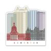 Squiddy Edmonton Canada - Vinyl Sticker (8" high)