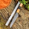 Custom Made  Japanese Bunka Kitchen Knife Damascus Chef Knife X492