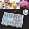 24 Pc Cake Icing Piping Nozzle Decorating Tips Baking Cooking Holidays Stainless