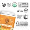 Sunwarrior Organic Classic Plus Vanilla Protein Powder, Vanilla 13.2 oz