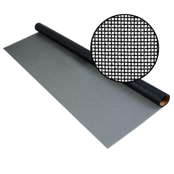 Phifer Window Screens 72"Wx300"L Tightly Woven Fiberglass 1-pack Charcoal Black