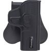 Bulldog Cases Rapid Release Polymer Holster (Fits Springfield XDS), Black