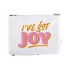 Craft Express White Sequin Makeup Case - Use for Sublimation and Personalization in Heat Press - 4 Pack