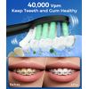 Water Flosser and Toothbrush Combo in One, 600ml Oral Irrigator and Electric Toothbrush with 7 Jet Tips, 2 Brush Heads Whitening Toothbrushes, Dental Water Flosser for Braces, White