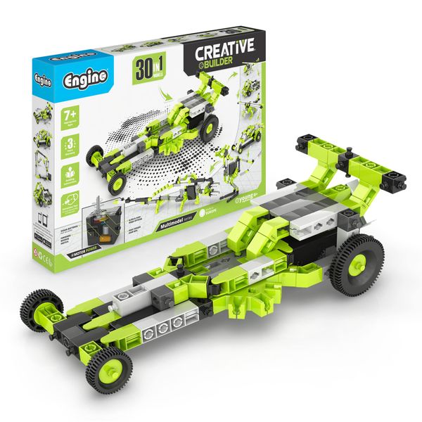 Engino- Inventor STEM Toys, 30 Motorized Models, Educational Toys for Kids 7+, STEM Projects for Kids, STEM Building Toys, Gifts for Boys & Girls