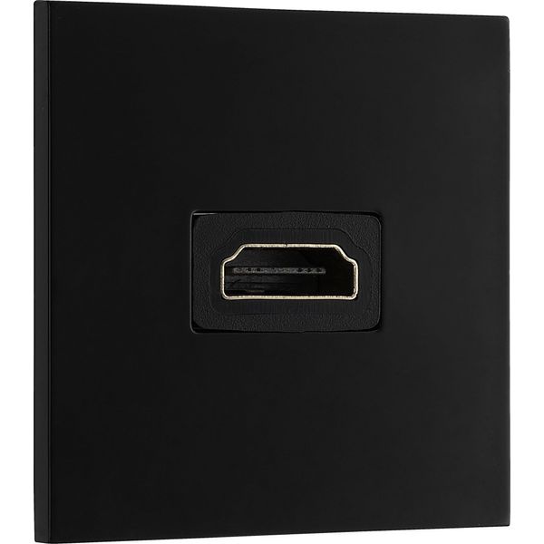 British General EMHDMIB Black 2 Module Euro Module 1.4 HDMI Outlet