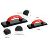 Goldblatt 4" x12" Grout Float with 3 Pack Sponges for Grout Cleaning Grip Handle