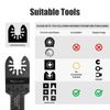 2PCS Diamond Universal Oscillating Tool Blade Set Multi Tool Cutting Saw Blade