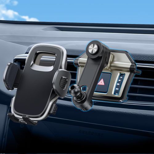 ELOHEI for Nissan Rogue Phone Mount with Custom Base, Car Phone Mount for 2014-2020 Nissan Rogue Accessories, Hands Free Rogue Phone Holder for 4.7-7 in Phones (HE05+Extension Rod)