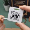 Azeeda 'Coolest Kid Ever Text' Keyring Tape Measure/Spirit Level Tool (KM00041400)