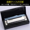 nullie Harmonica 10 Hole Play Narrator Set, Harmonica Holder, Set of 4 Ready to Start