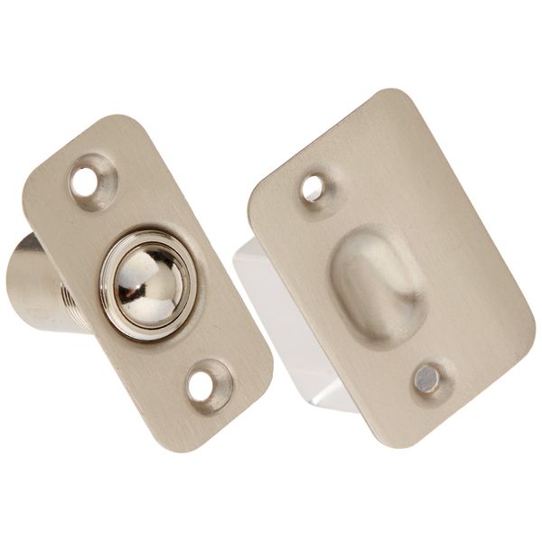 Deltana BC218RU15 Round Corners Adjustable Up to 3/8-Inch Solid Brass Ball Catch