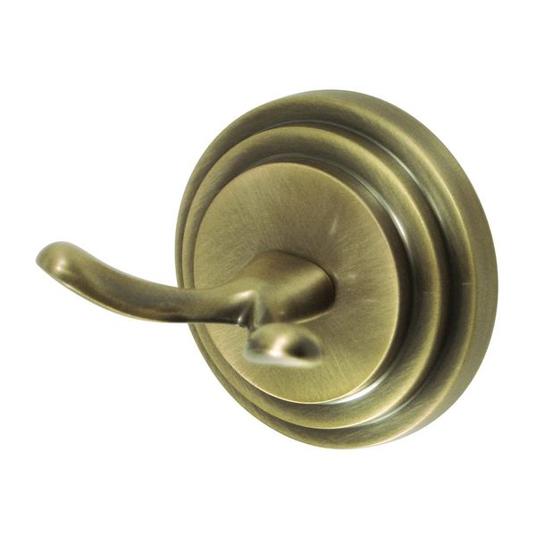 Kingston Brass BA2717AB Milano Robe Hook, Antique Brass, 2-5/8"