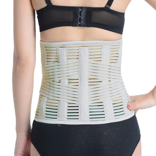 Donow Thin Waist Supporter, For Summer, Waist Corset, Belt, Pelvic Mesh, Tight Waist, Prevention, Wide Width, Elastic, Compression, Sports, Shape-Up, Men's, Women's, Large Size