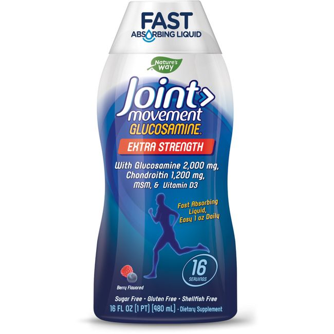 Natures Way Joint Movement Glucosamine Fast Absorbing Liquid 16 Day Supply 16 O