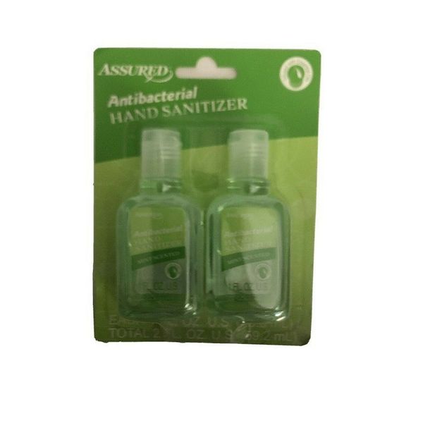 Hand Sanitizer 1 Pk Of 2 Ea 1 Oz Bottles-Mint Scented-Kills 99%Germs-SHIP N 24HR