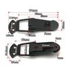 2PCS Iron Tension Clasp, 91mm Spring Loaded Toggle Latch with Lock Ring for Box Drawer Cabinet