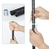  4 Shelf Wire Shelf Rack djustable Kitchen Storage Steel Rack Organizer Black