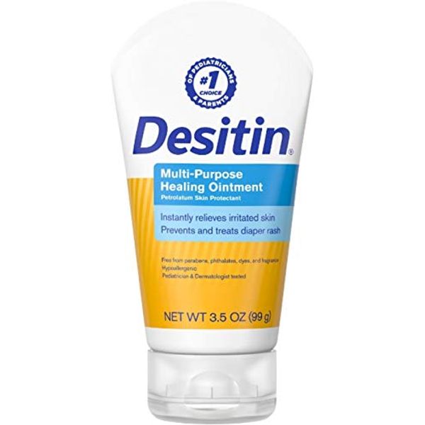 DESITIN Multipurpose Baby Diaper Rash Ointment with White Petrolatum Skin Protectant, 3.5 oz (Pack of 2)