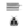 QWORK 2 Pieces Toothpaste Squeezer, Tube Squeezer, 304 Stainless Steel Toothpaste Holder with Stand, Saves Toothpaste