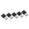 Bordhap 5pcs Ultra Mini Type-C USB-C to USB 2.0 OTG Adapter for Cell Phone Tablet & USB Cable & Flash Disk