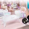 UV Light, Resin, Hardening, LED Nail Light, Low Heat Mode, Timer Setting, Foldable Hands and Feet, UV and LED Double Light, for Gel Nails, Resin Crafts