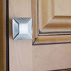 GlideRite Hardware 1.375 inch 5101-SN-50 Square Cabinet Knobs, 50 Pack, 1.375", Satin Nickel Finish