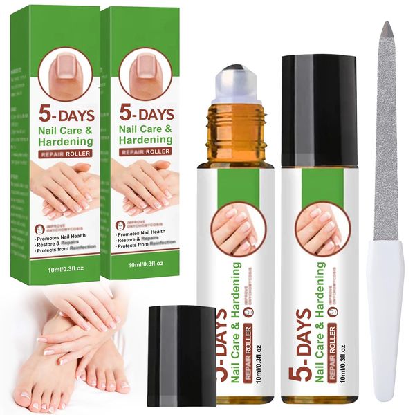 2 Stück Nagel Nagelhautöl Rollstift,Nagelhautöl für Nägel,Nagel Ernährung öl,Cuticle oil,Nail care pen,mit Nagelfeile,Spendet Nägeln und Nagelhaut Feuchtigkeit